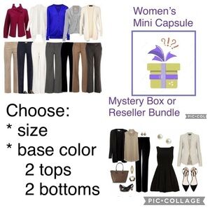 4 pc mystery box mini capsule work wear office neutral business casual career